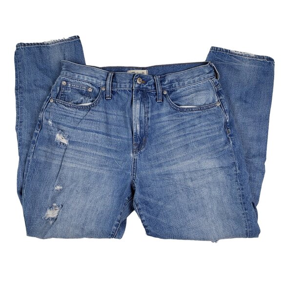 Madewell The Perfect Vintage Jean in Chet Wash: Distressed Edition Size 32 Rigid - Picture 2 of 16
